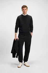 BECKHAM x BOSS relaxed tracksuit bottoms cotton terry