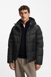 Taffeta jacket with water-repellent finish