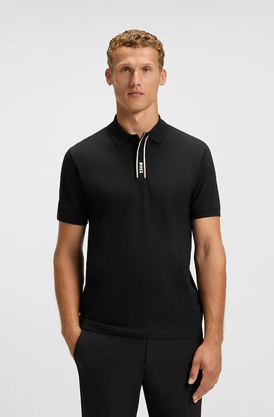 Paddy polo shirt with logo placket