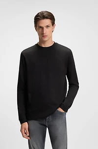 Micro-pattern T-shirt mercerised cotton