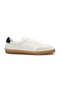 BECKHAM x BOSS leather trainers with suede trims