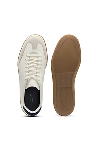 BECKHAM x BOSS leather trainers with suede trims