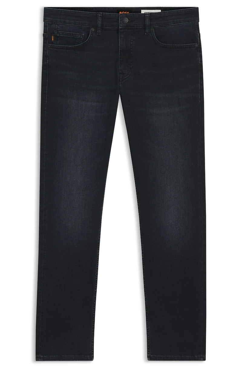 Delaware blue-black slim-fit jeans soft-motion denim
