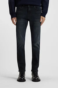 Delaware blue-black slim-fit jeans soft-motion denim