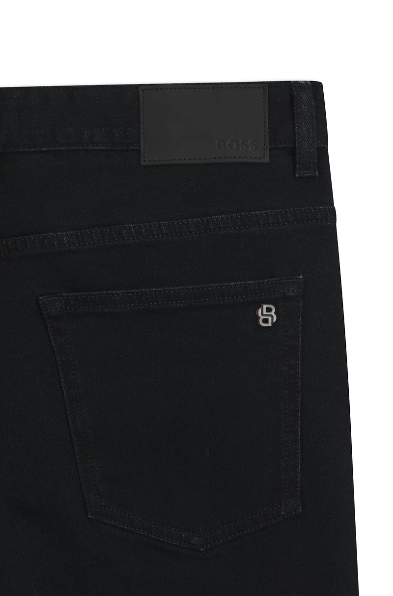 Delaware blue slim-fit jeans comfort-stretch denim