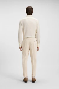 Relaxed-fit trousers cotton-alpaca corduroy