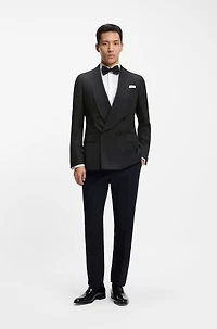 Tuxedo jacket silk