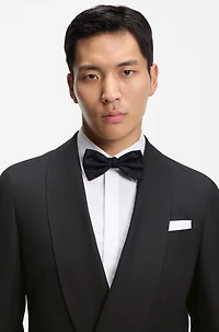Tuxedo jacket silk