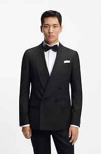 Tuxedo jacket silk