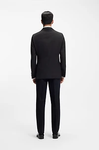Tuxedo jacket silk