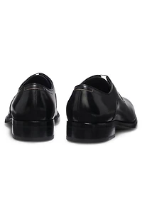 Derby shoes burnished leather