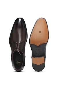 Derby shoes burnished leather