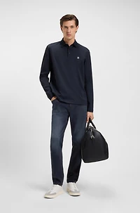 Maine blue regular-fit jeans knitted denim