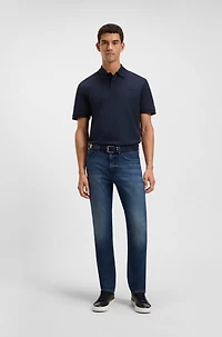 Delaware blue slim-fit jeans mechanical-stretch denim