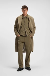 Denim jacket melange cotton