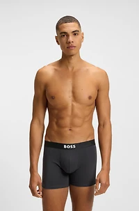 Three-pack of boxer briefs stretch cotton