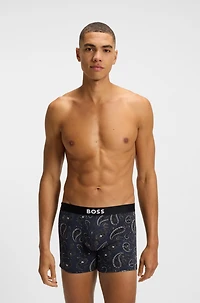 Three-pack of boxer briefs stretch cotton