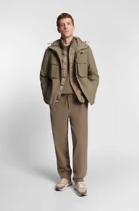 Corduroy-rib sweater a regular fit