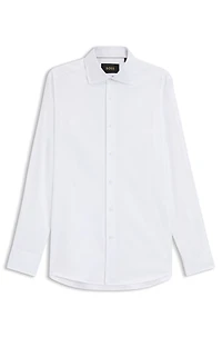 Slim-fit shirt an Italian-made cotton blend
