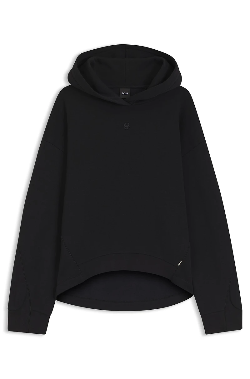 Cotton-blend hoodie with Double B monogram