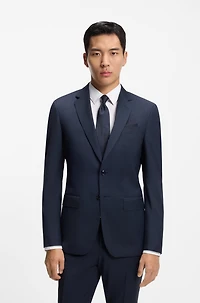 Jacquard-dot tie in a silk blend