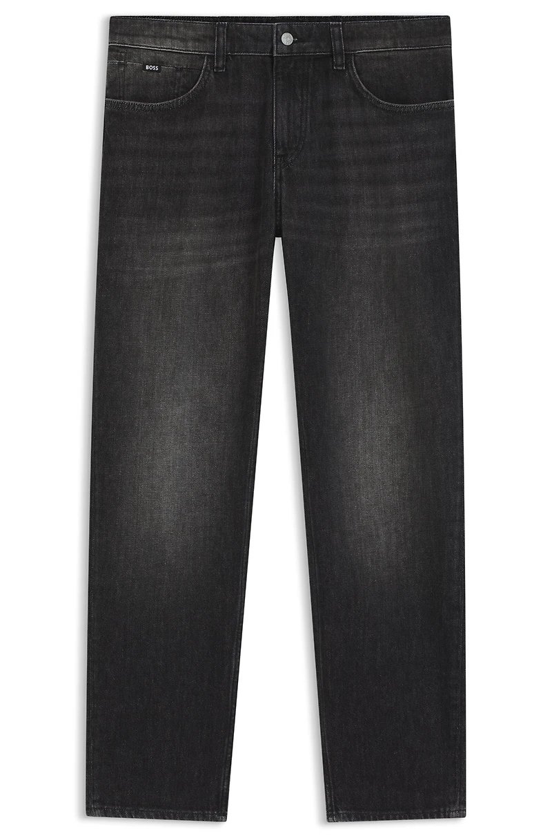 Maine black regular-fit jeans mechanical-stretch denim