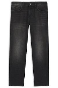 Maine black regular-fit jeans mechanical-stretch denim