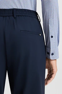 Printed slim-fit shirt performance-stretch jersey