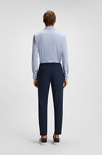 Printed slim-fit shirt performance-stretch jersey