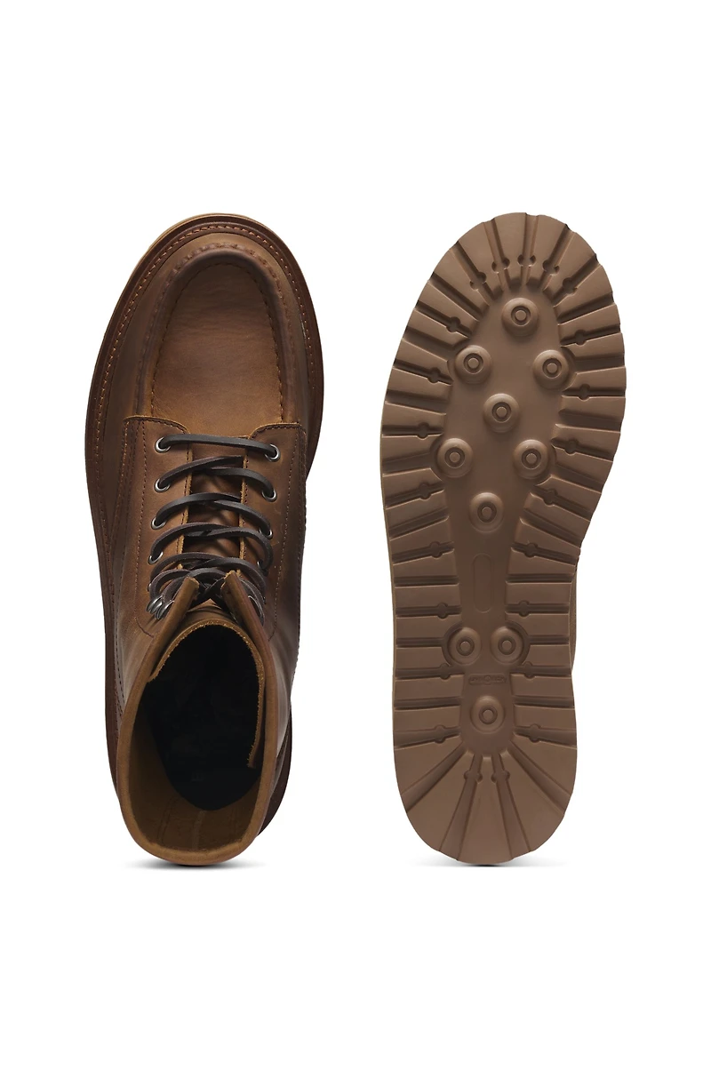 BECKHAM x BOSS half boots leather