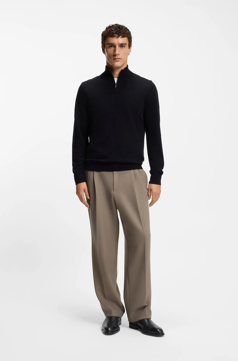 Side-zip boots leather