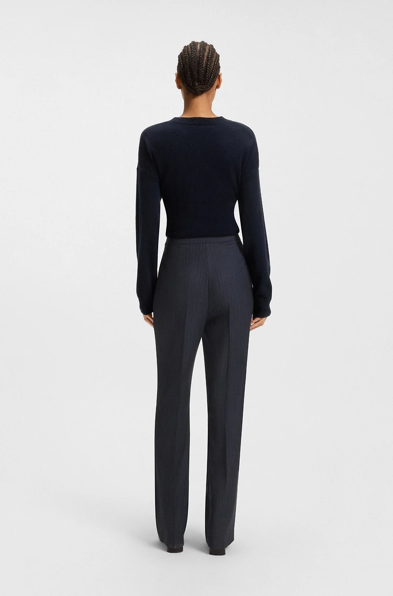 Regular-fit trousers virgin wool
