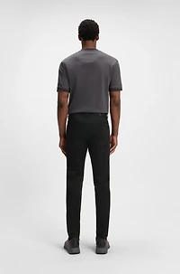 Porsche x BOSS black tapered-fit jeans stretch denim