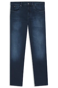 Maine blue regular-fit jeans soft-touch denim