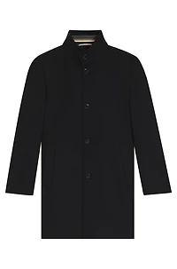 Wool-cashmere coat a slim fit