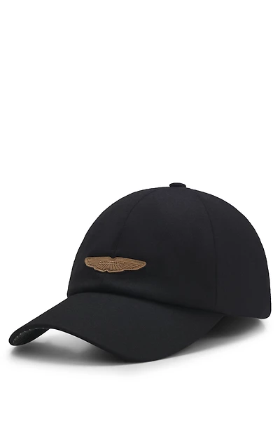 BOSS x ASTON MARTIN virgin-wool cap with logo