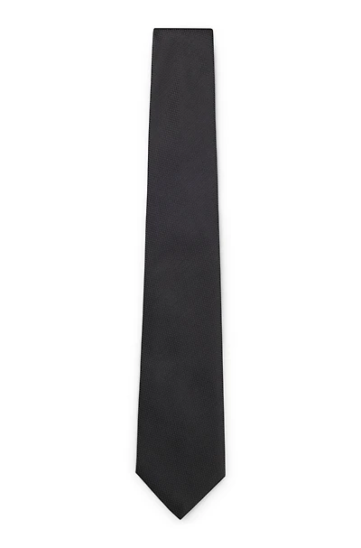 Silk-jacquard tie made in Italy