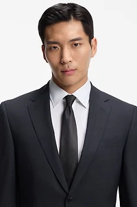 Silk-jacquard tie made in Italy