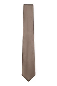 Silk-jacquard tie made in Italy
