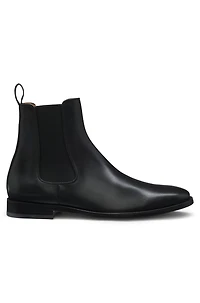 Elasticated-panel Chelsea boots leather