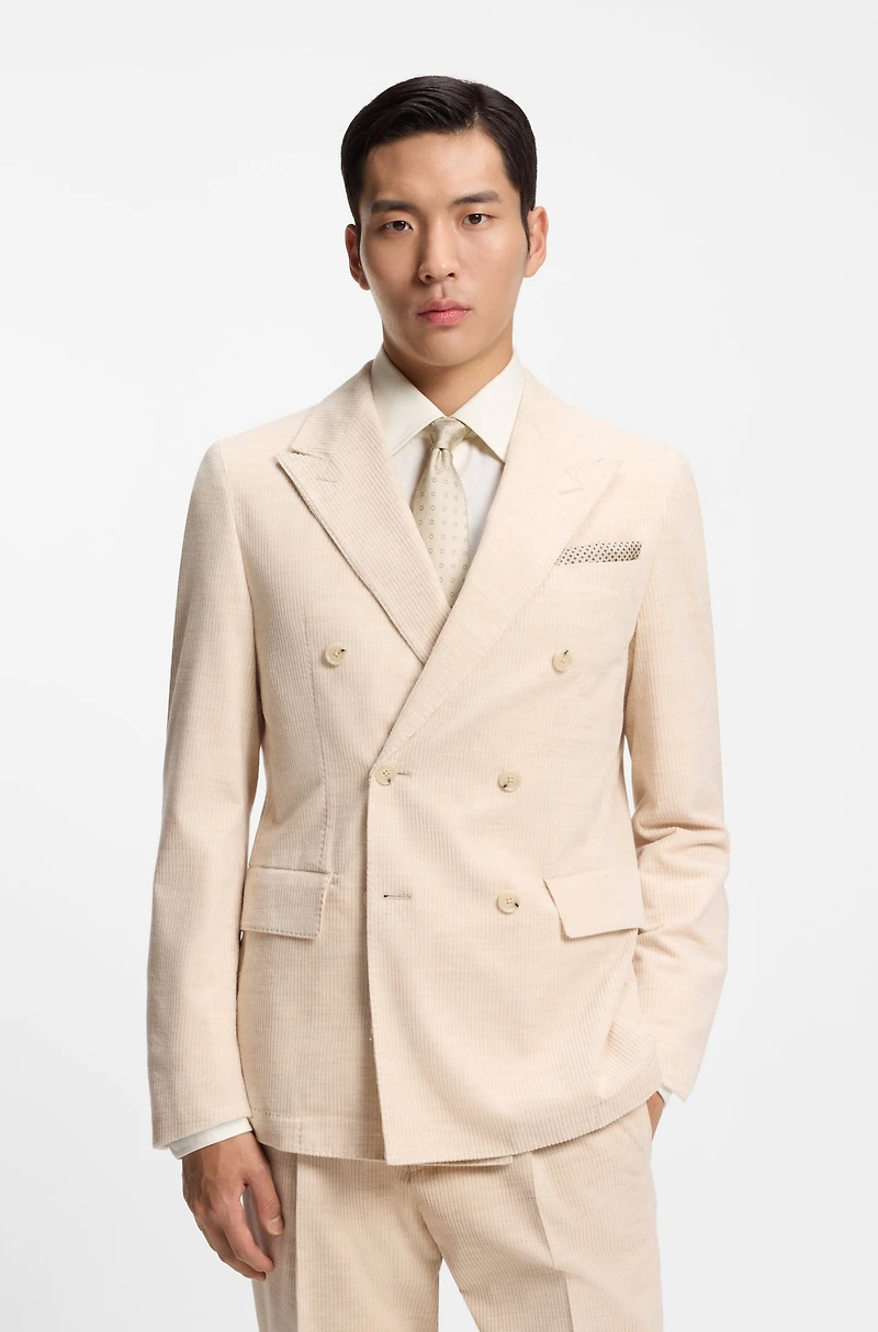 Silk-jacquard tie made in Italy