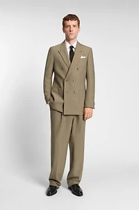 Relaxed-fit jacket stretch fabric