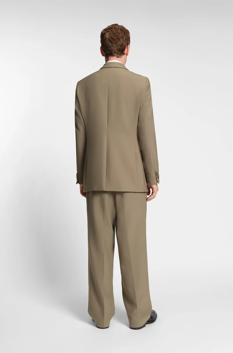 Relaxed-fit jacket stretch fabric