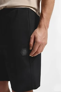 Cotton-blend shorts with Double B monogram