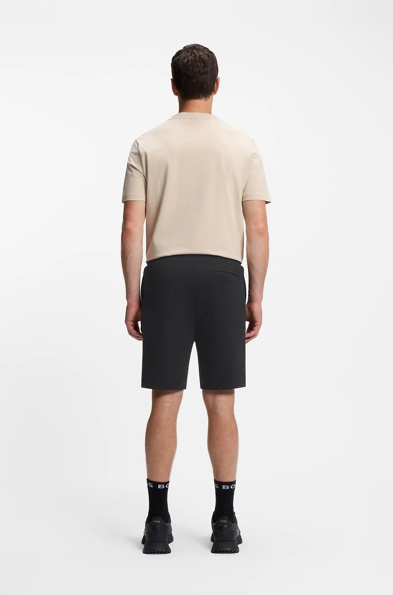 Cotton-blend shorts with Double B monogram