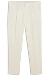 Tapered-fit trousers stretch-cotton corduroy