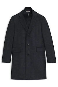 Detachable-inner coat a slim fit