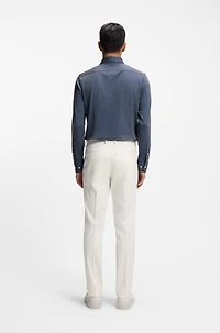 Slim-fit shirt an Italian-made cotton blend