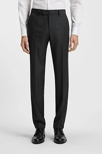 Three-piece regular-fit suit stretch wool