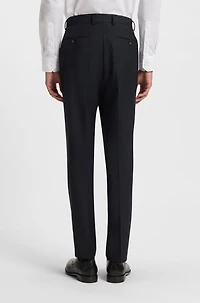 Two-piece slim-fit suit pinstripe virgin wool